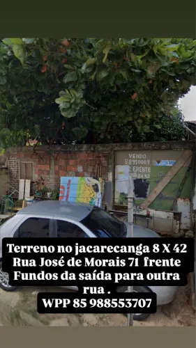 VENDO TERRENO NO JACARECANGA