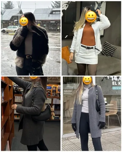 Roupas de inverno frio neve