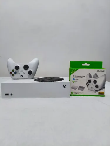 Xbox series s + dock de carregamento para 2 controles