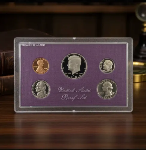 Set de Moedas dos EUA (1984 NUNCA CIRCULADA)