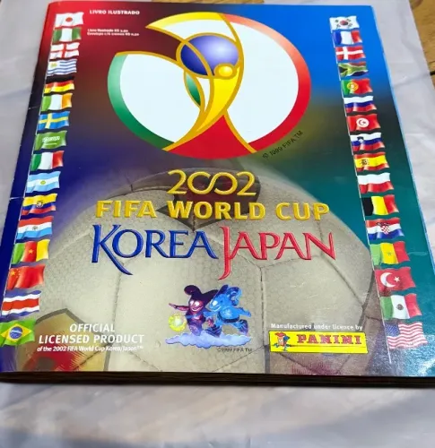 Álbum copa 2002 penta do Brasil 