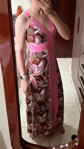 Vestido longo feminino