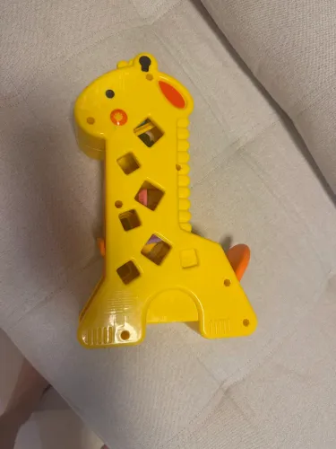 Girafa fisher price brinquedo educativo