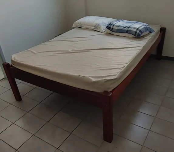 Cama casal madeira