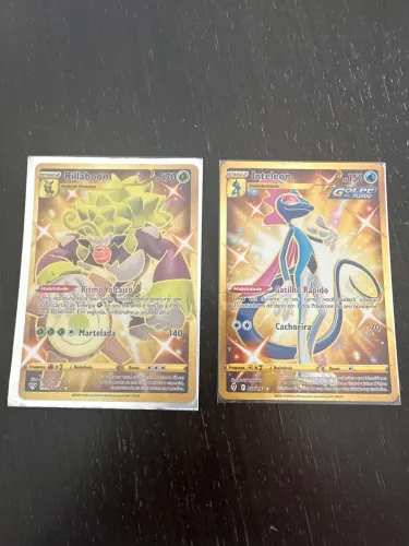 Cartas Pokémon SHINY DOURADO FULL ART ORIGINAIS
