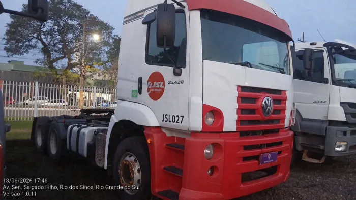 Volkswagen 25.420 Constellation 6x2 2p (Diesel)(E5) 2018/2019 Vamos Seminovos São Leopoldo