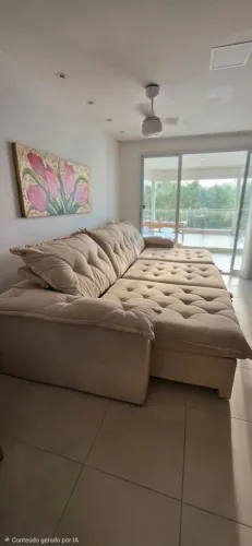 Sofa retratil tecido 3 lugares