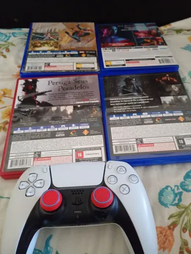 Jogos e controle PS5 original