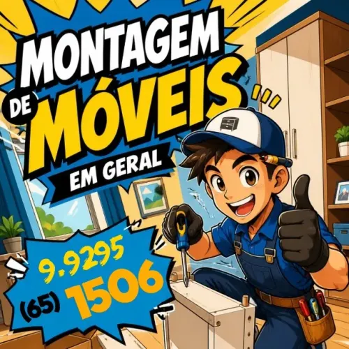 montador de móveis Fazemos montagem e desmontagem de móveis em geral