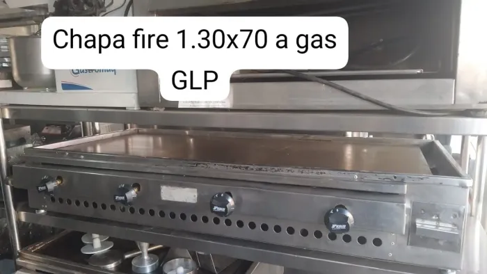 Chapa fire 1.30x60 a gas glp