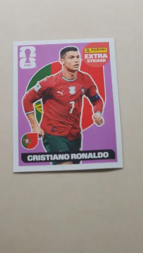 Figurinha do Cristiano Ronaldo lendária regular