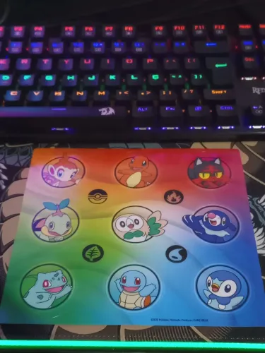 Adesivo pokémon parceiro inicial série 1 original copag