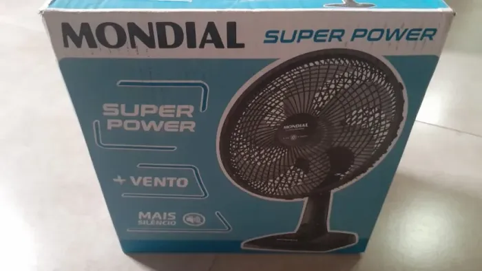 Ventilador de Mesa Mondial Super Power - Mais Vento e Silêncio