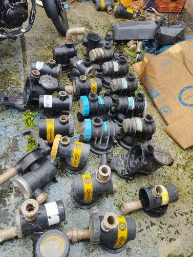 Frente de bombas de piscina