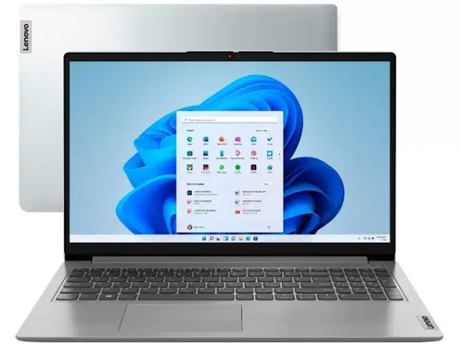[Novo] Notebook Lenovo IdeaPad 1 15IAU7 Intel Core i5-1235U 8GB 512SSD 15.6 Windows 11