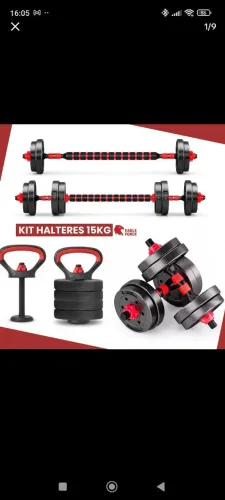 Halteres Novo 15kg