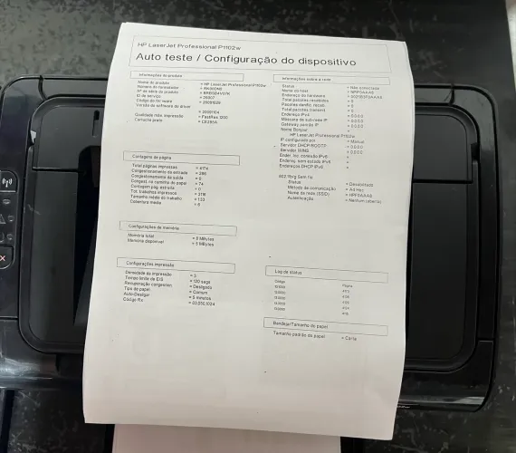 Impressora HP 1102