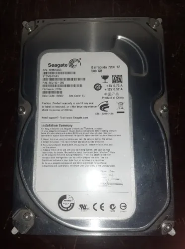 Disco Rígido (HD) 500GB Seagate Barracuda