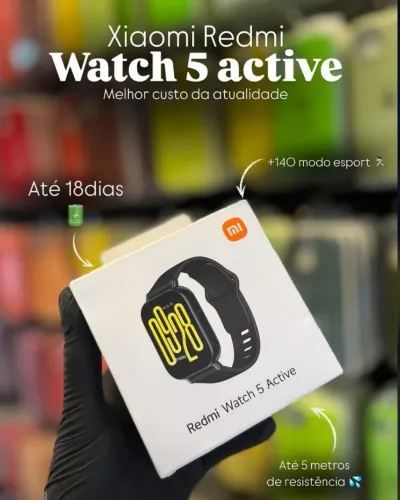 Xiaomi Watch 5 Active Lacradoas!!! Super Promoção!!!