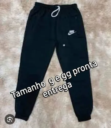 Calça  de moletom flanelada perfeita para frio