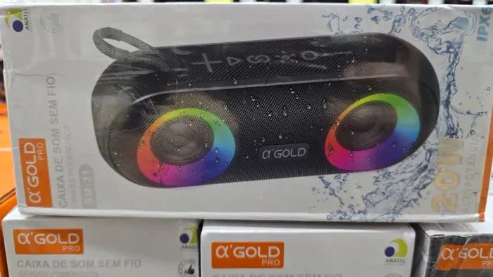 Caixa de som Bluetooth A'gold