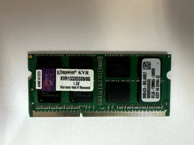 Memória Notebook Kingston DDR3-1333 8GB, 1.5V