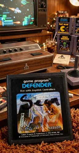 Cartucho Defender - Atari 2600 - Game Program