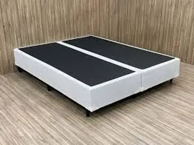base de cama casal bipartida nova