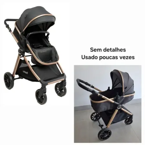 Carrinho Romanzo, modelo Moisés, marca Infanti