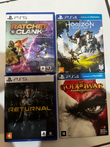 Jogos PS5 e PS4