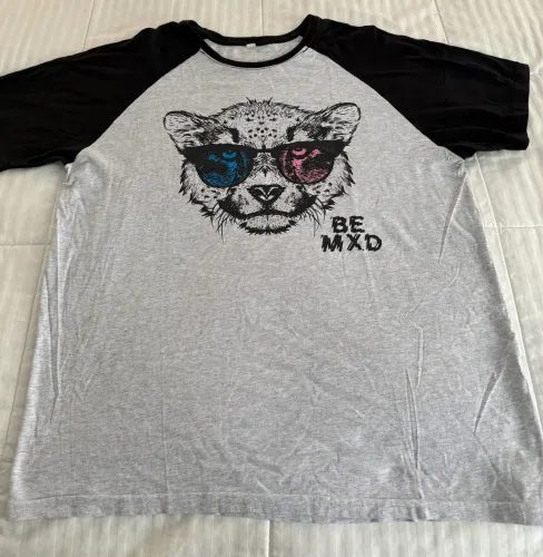 Camiseta Masculina Estampa Onça - Tam GG | Estilo marcante | R$14