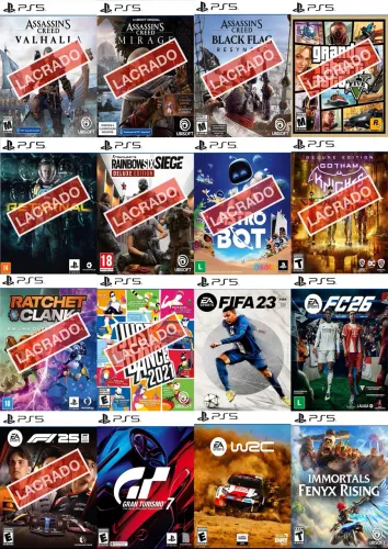 Jogos PS5 Originais Mídia Física