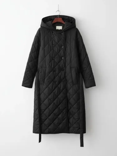 Sobretudo Puffer Longo Zara Com Capuz