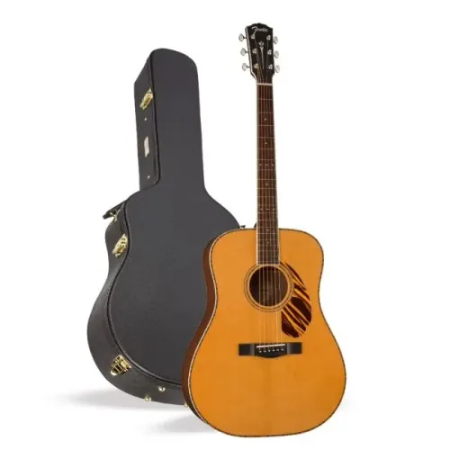 Violão Eletrico Fender Paramount PD-220E Dreadnought Natural Com Estojo