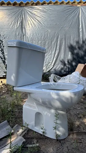 Vaso Sanitário Deluxe Deca quadrado 