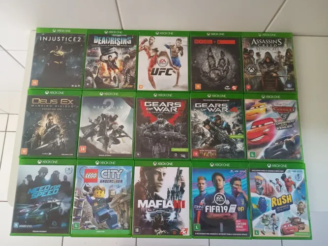 Jogos Xbox One Semi-Novos apenas R$60 cada
