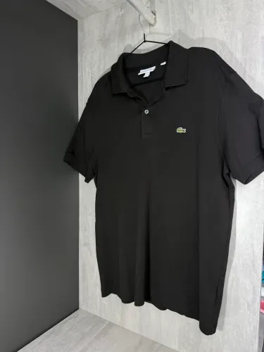 Polo Lacoste tamanho G preta original