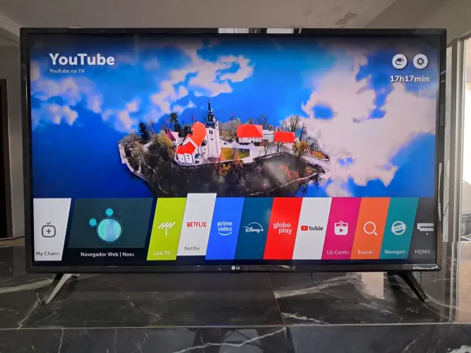 LG SMART TV 43" 4K/COMPLETA/DIVIDO EM ATE 12X CARTÃO/SISTEMA ATUALIZA/ENTREGO/NOTA FISCAL