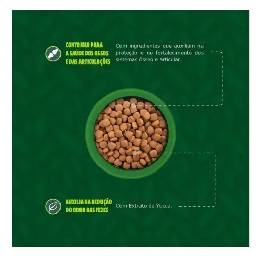 Guabi natural super premium médio adulto cão