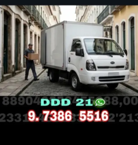 Frete e fretes para móveis, caixas e objetos