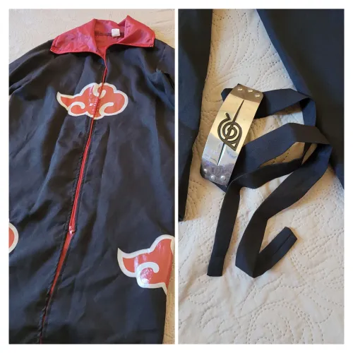 Vendo manto naruto e bandana