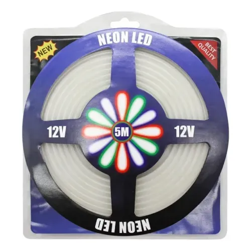 Fita LED 12V 5m Neon branco quente