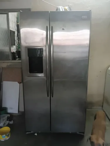 Vendo geladeira ge profile toda inox de ótima qualidade