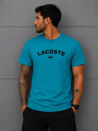 Camiseta Lacoste Verde Escuro - Malha Peruana Casual Premium 30:1