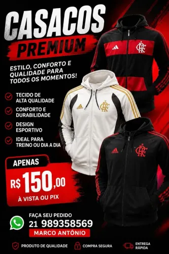 CASACO DO FLAMENGO