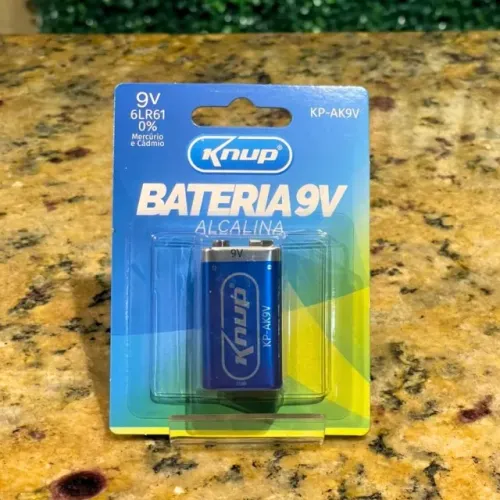 Bateria Alcalina 9v - KNUP - KP-AK9V