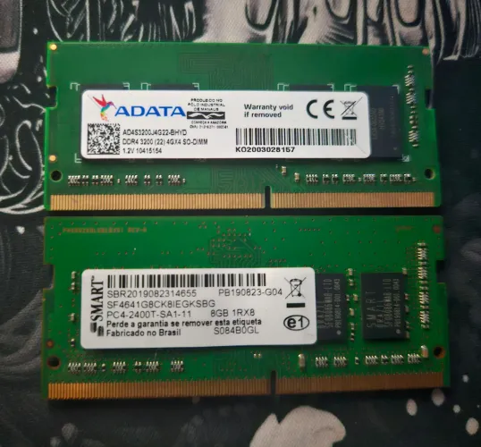LEIA A DESCRIÇÃO!!! 2× Pentes de Memória RAM DDR4 Notebook