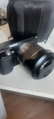 Câmera Sony zoom 10 vezes
