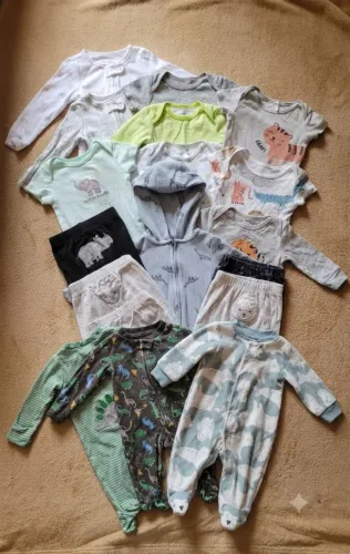 Lote de roupas Carter's menino P