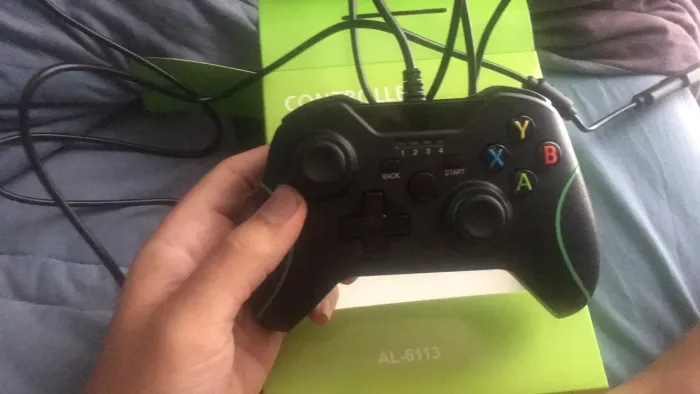 Controle original Microsoft Xbox com fio (USB)